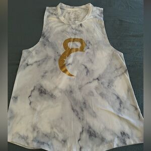 Half moon muscle tank